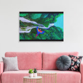 水fa mcaw キャンバスプリント (インサイチュ (リビング))