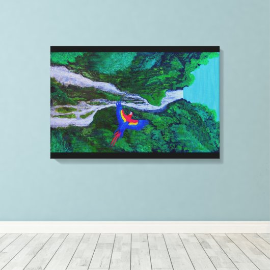 水fa mcaw キャンバスプリント (インサイチュ (ウッドフロア))