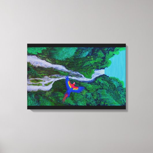 水fa mcaw キャンバスプリント (正面)