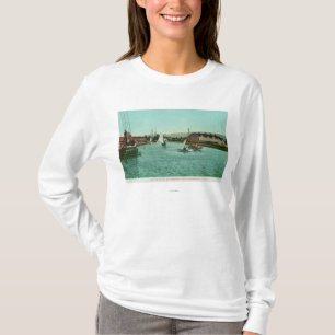 水FrontRedwood都市の眺め、カリフォルニア Tシャツ