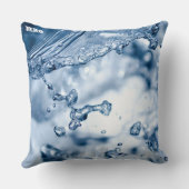 水H2o装飾用クッション クッション (裏面)