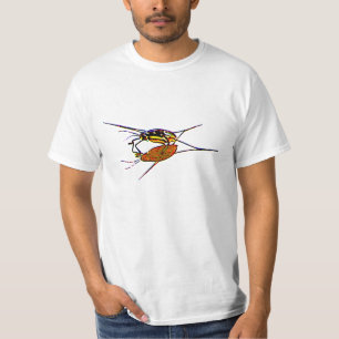 水Striderおよび彼の影 Tシャツ