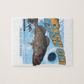 水walleyeの歩行 ジグソーパズル (横)