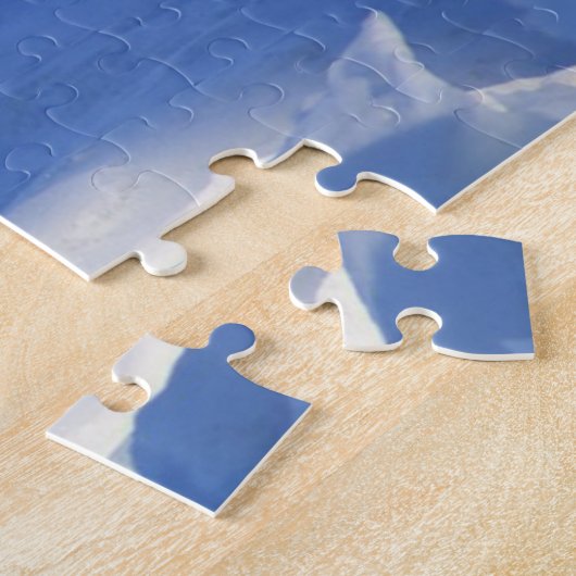 氷おもしろい写真のペンギン ジグソーパズル (側面)