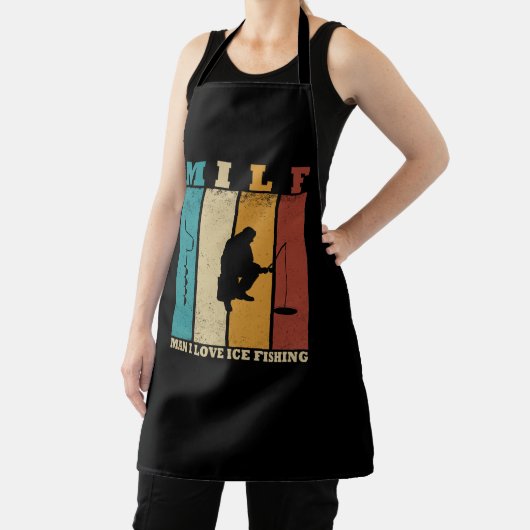 氷おもしろい魚釣り エプロン (インサイチュ)