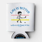 氷が冷たい方が命が惜しい 缶クーラー (正面)