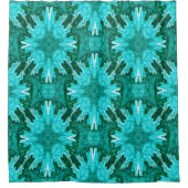 氷が割れた….. シャワーカーテン (正面)