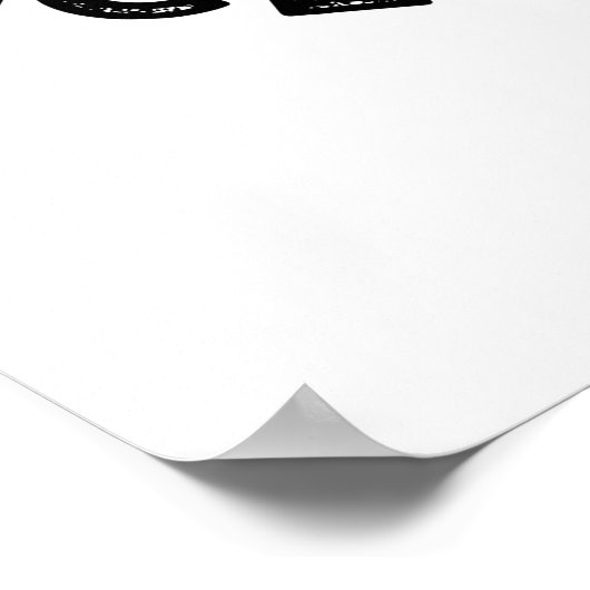 氷しか持ってないアイスおもしろいキューブパン ポスター (角)