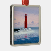 氷った水灯台オーナメント メタルオーナメント (右)