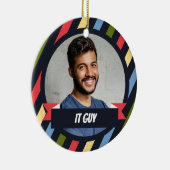 氷で満たせ！Temp – オフィスクリスマス セラミックオーナメント (右)