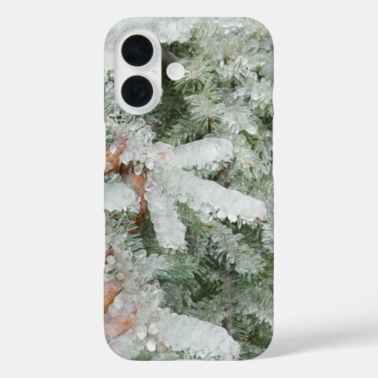 氷で覆われたダグラスモミ Case-Mate iPhoneケース (裏面)