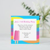 氷とポップ・アートの虹 招待状 (スタンド正面)