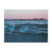 氷と山、ポストカード