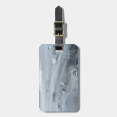 氷と水が氷山のビーチに ラゲッジタグ (正面縦)