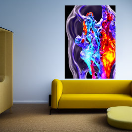 氷と火の踊り | AIアートポスター ポスター