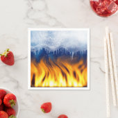 氷と炎 スタンダードカクテルナプキン (インサイチュ)