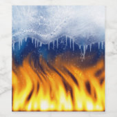 氷と炎 ワインラベル (シングルラベル)