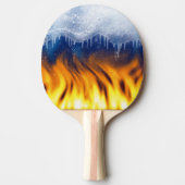 氷と炎 卓球ラケット (正面)