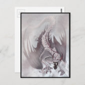 氷と雪の竜 ポストカード (正面/裏面)