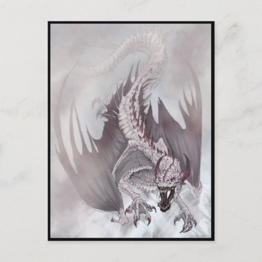 氷と雪の竜 ポストカード (正面)