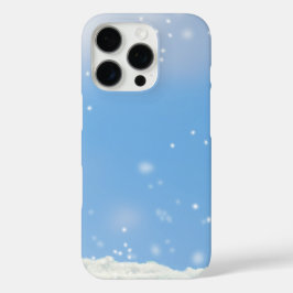 氷と雪テクスチャ iPhone 16 PROケース