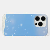 氷と雪テクスチャ Case-Mate iPhoneケース (裏面 (横))