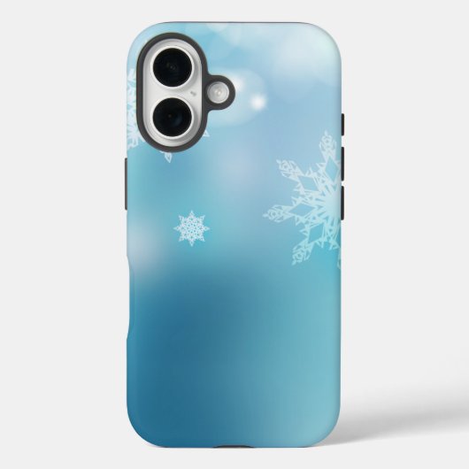 氷と雪テクスチャ Case-Mate iPhoneケース (裏面)