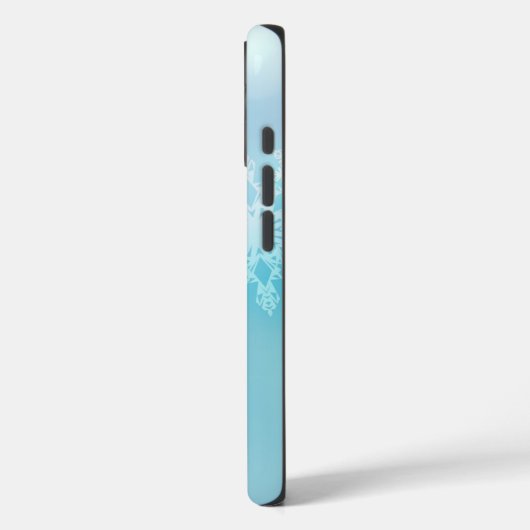 氷と雪テクスチャ Case-Mate iPhoneケース (裏面 / 左)