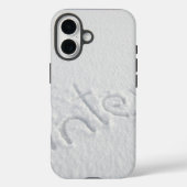 氷と雪テクスチャ Case-Mate iPhoneケース (裏面)