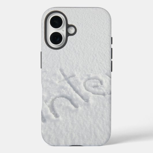 氷と雪テクスチャ Case-Mate iPhoneケース (裏面)