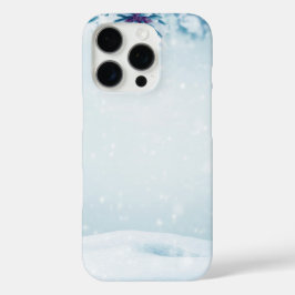 氷と雪テクスチャ iPhone 16 PROケース