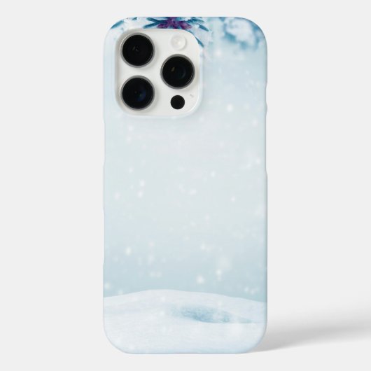 氷と雪テクスチャ Case-Mate iPhoneケース (裏面)