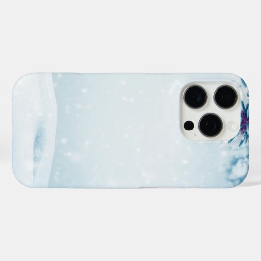 氷と雪テクスチャ Case-Mate iPhoneケース (裏面 (横))