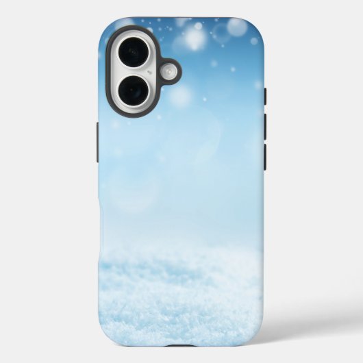 氷と雪テクスチャ Case-Mate iPhoneケース (裏面)