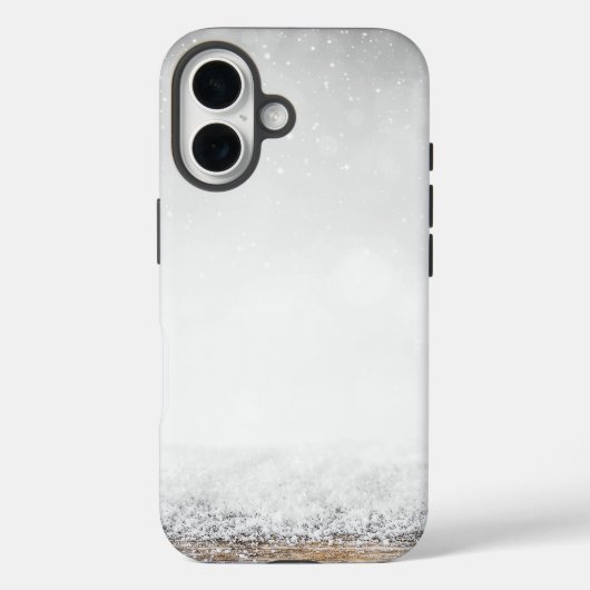 氷と雪テクスチャ Case-Mate iPhoneケース (裏面)