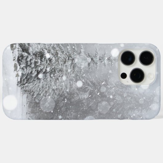 氷と雪テクスチャ Case-Mate iPhoneケース (裏面 (横))