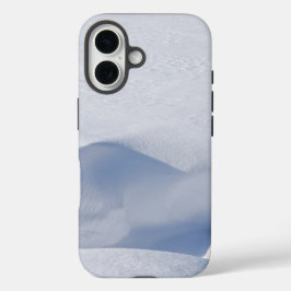 氷と雪テクスチャ iPhone 16ケース
