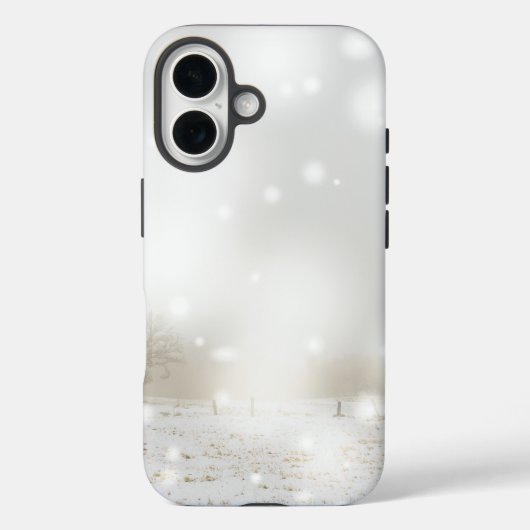 氷と雪テクスチャ Case-Mate iPhoneケース (裏面)