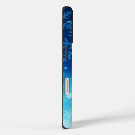 氷と雪テクスチャ Case-Mate iPhoneケース (裏面 / 右)