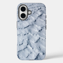 氷と雪テクスチャ iPhone 16ケース