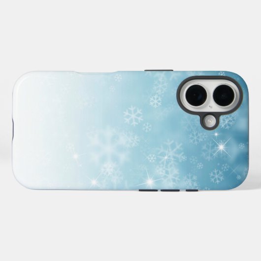 氷と雪テクスチャ Case-Mate iPhoneケース (裏面 (横))