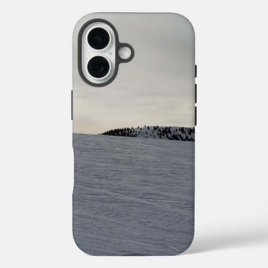 氷と雪テクスチャ Case-Mate iPhoneケース (裏面)
