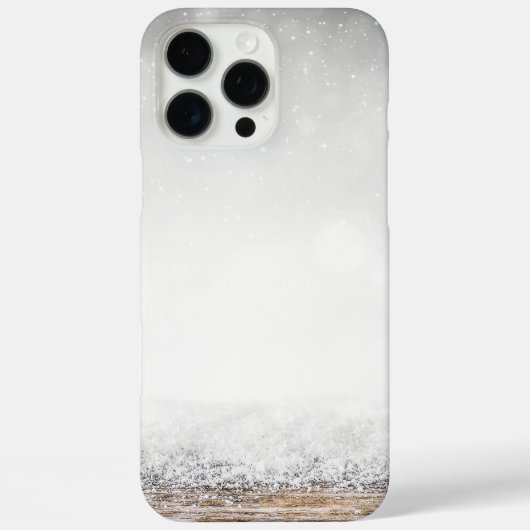 氷と雪テクスチャ Case-Mate iPhoneケース (裏面)