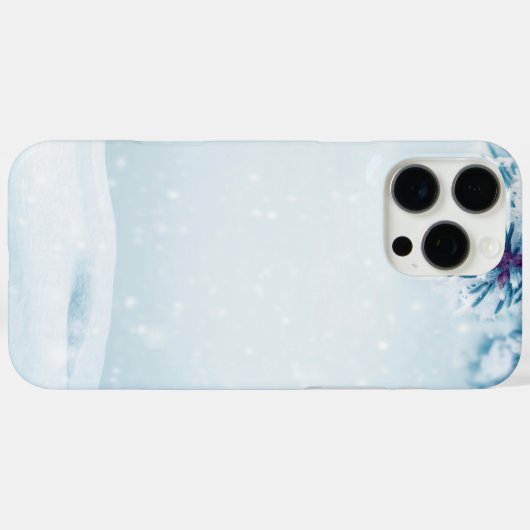 氷と雪テクスチャ Case-Mate iPhoneケース (裏面 (横))
