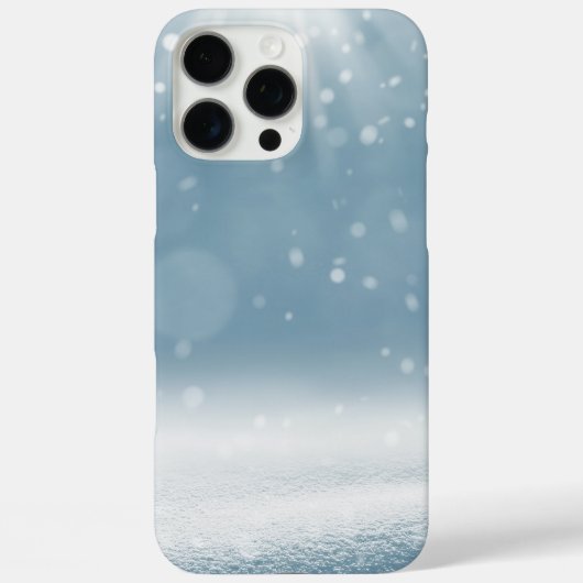 氷と雪テクスチャ Case-Mate iPhoneケース (裏面)