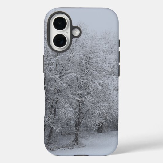 氷と雪テクスチャ Case-Mate iPhoneケース (裏面)