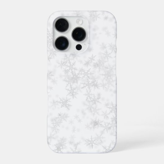 氷と雪テクスチャ iPhoneケース (裏面)