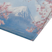 氷と雪 |さくらんぼの花々富士山ジャパン カッティングボード (角)