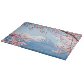 氷と雪 |さくらんぼの花々富士山ジャパン カッティングボード (角)