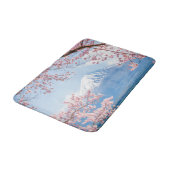 氷と雪 |さくらんぼの花々富士山ジャパン バスマット (アングル)